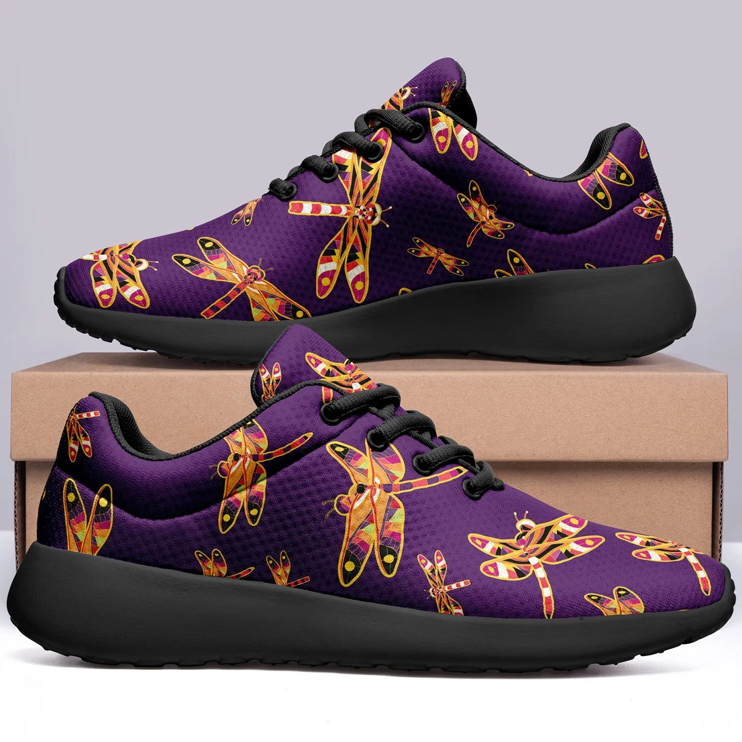 Gathering Yellow Purple Ikkaayi Sport Sneakers