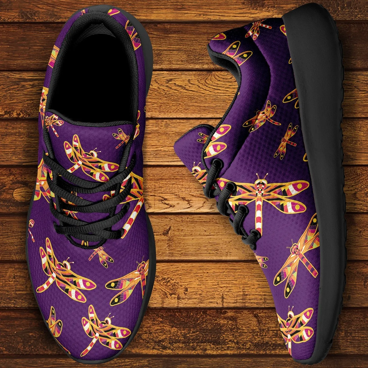 Gathering Yellow Purple Ikkaayi Sport Sneakers