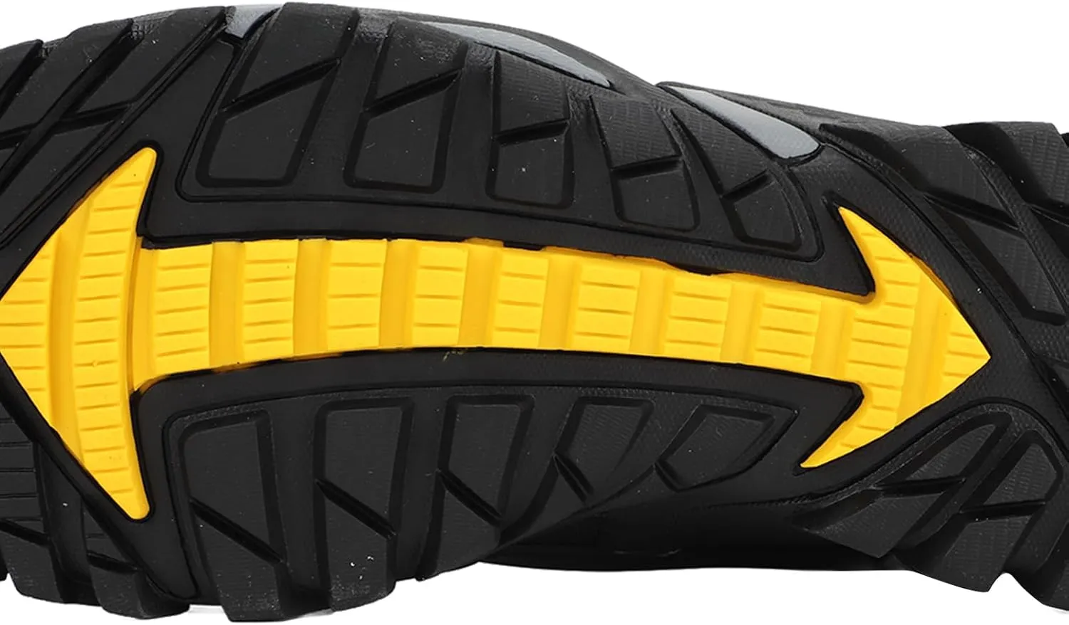 GLOGLOW Hiking Shoes, Artificial Rubber Elastic Fiber Black Comfortable Outdoor Sports Shoes Nonslip Outsole for Hiking