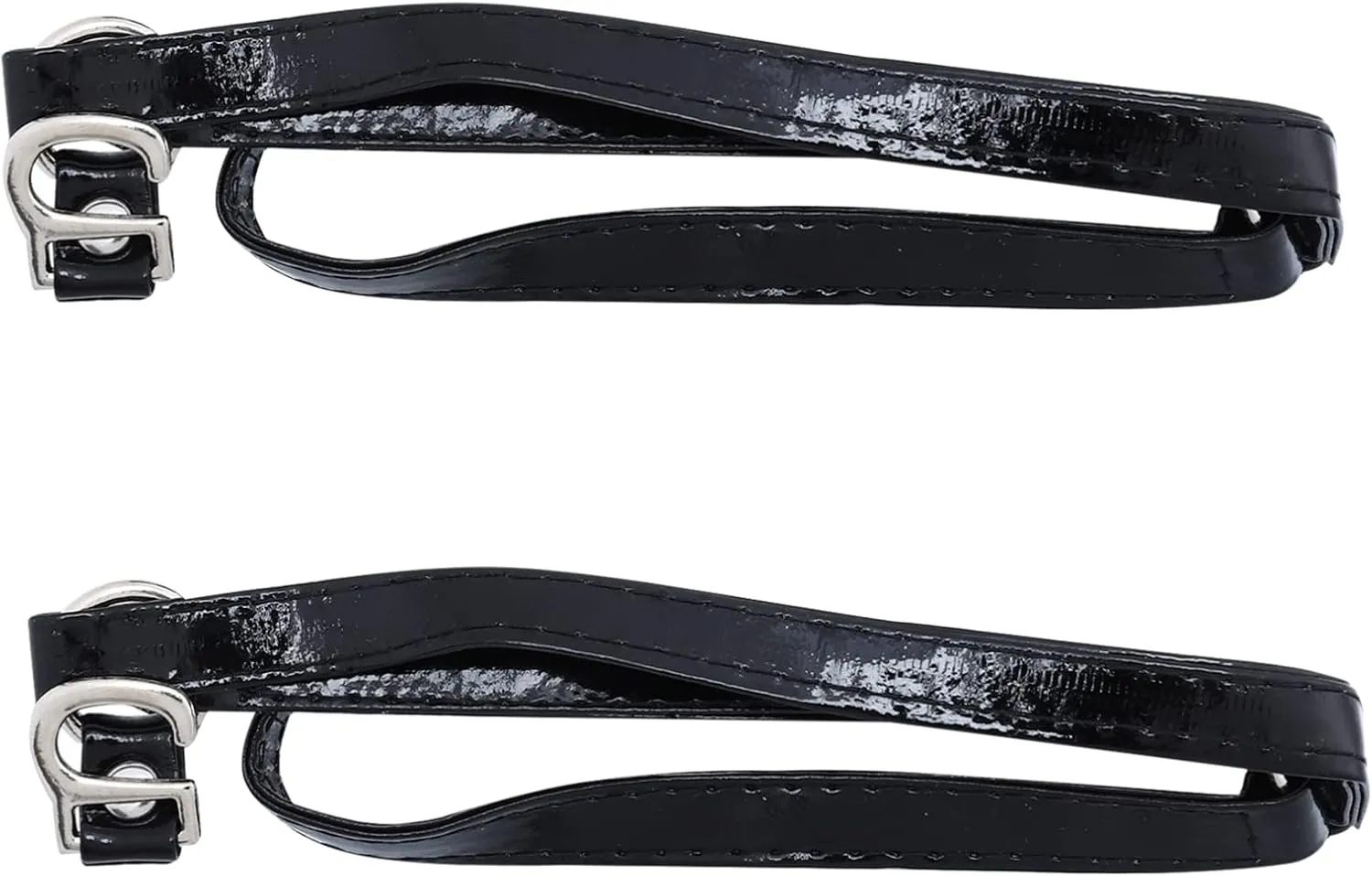 Happyyami 1 Pair Anti-Slip Faux Pu Leather Detachable High Heels Shoe Straps