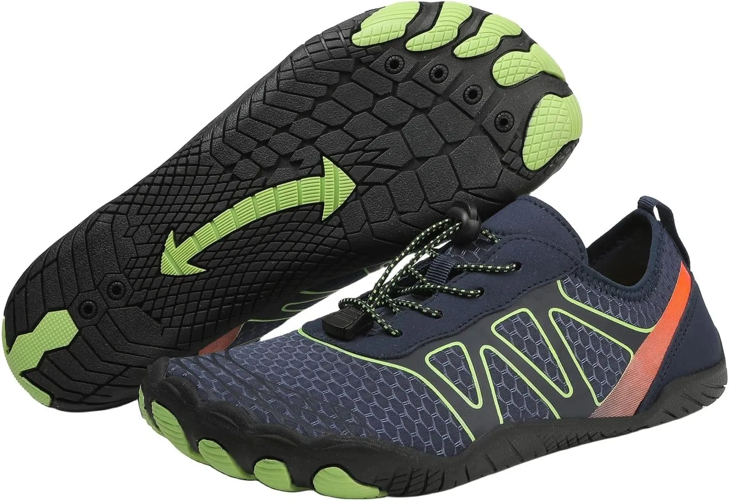 Hike Barefoot Shoes for Men Women Non-Slip Breathable Footwear Barefoot Shoes Wide Toe Box Walking Hiking Shoes Comfortable Athletic Beach Surf Swim Shoes
