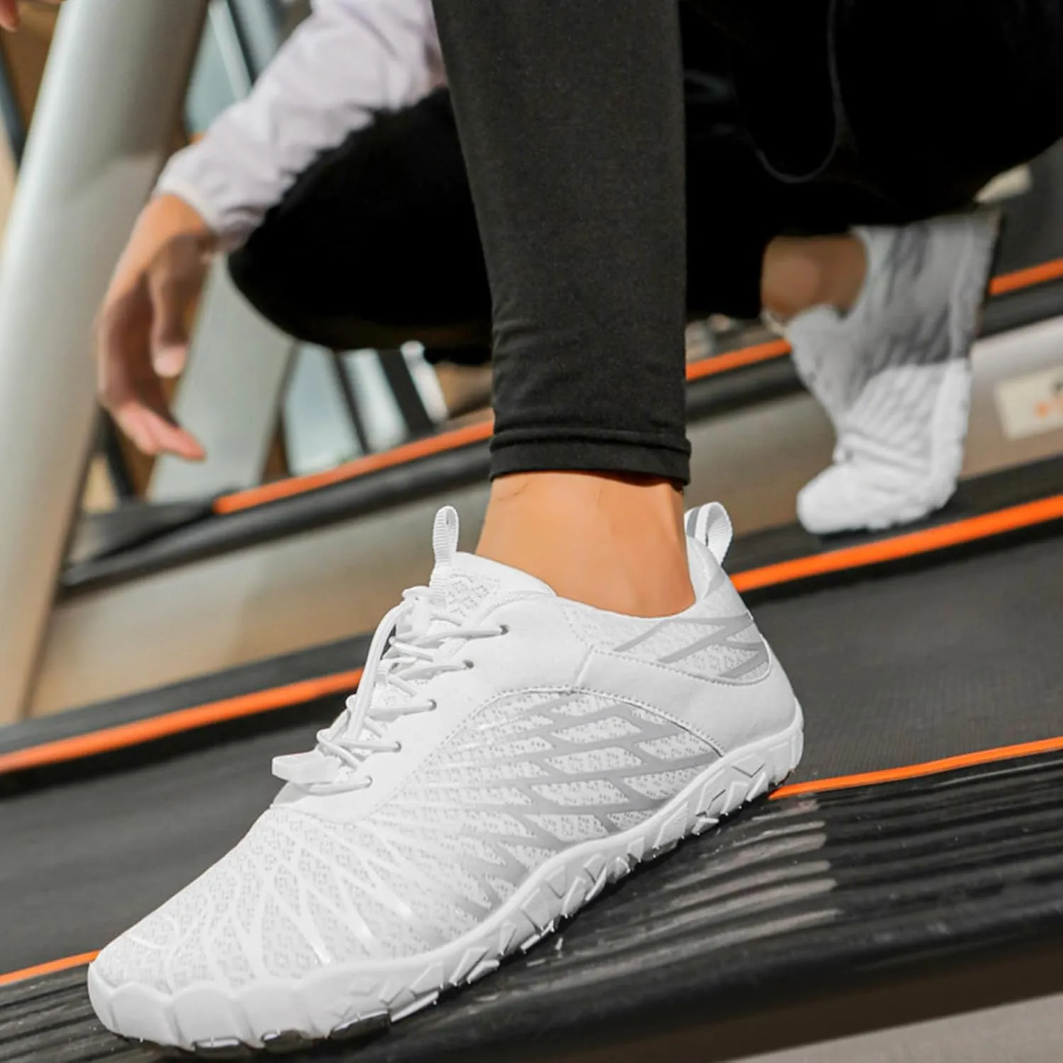 Hiking Barefoot Shoes Womens Men Footwear, Pro-Healthy & Non-Slip Wide Toe Comfortable Water Shoes for Women, Lightweight Hike Running Walking Shoe Daily Wear Athletic Sneakers Unisex
