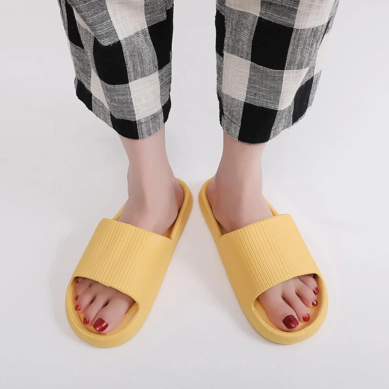 Indoor Slippers Slippers with Arch Support for Women Ultra Comfort Non-Slip Shower Sandals Indoor and Outdoor