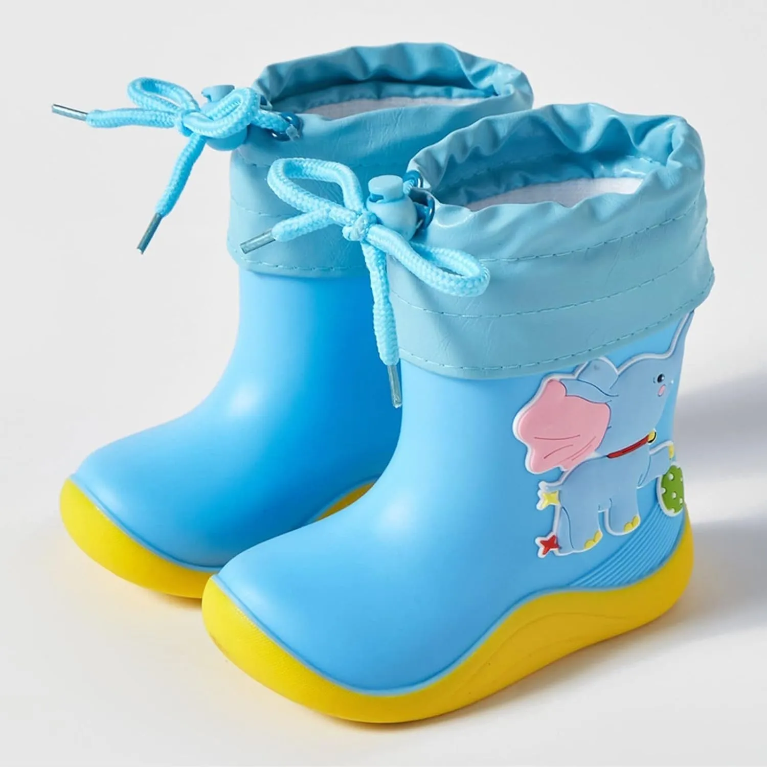 Kids Rain Boots for Girls Boys aterproof Toddler Cute artoon Insulated Soft Rubber Anti Slip Girls Shoes Size 8