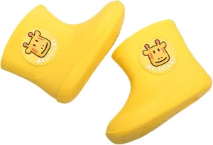 Kids Short Rain Boot For Boys Cartoon Non-Slip Lightweight Insulated Mud Boots Rubber Boots For Girls Waterproof