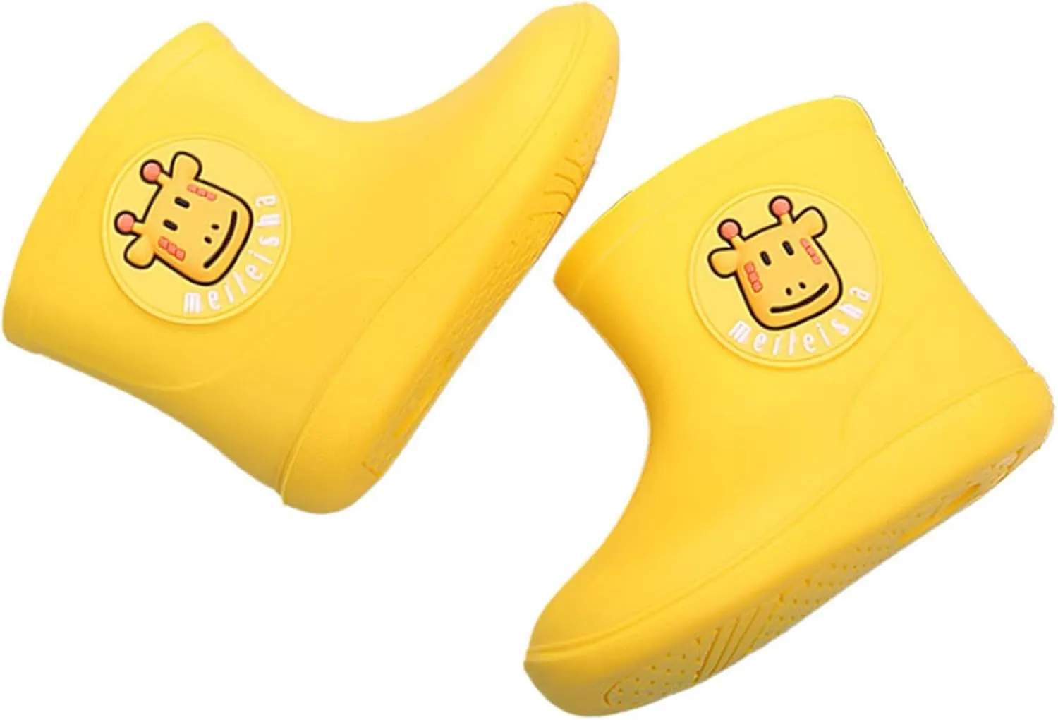 Kids Short Rain Boot For Boys Cartoon Non-Slip Lightweight Insulated Mud Boots Rubber Boots For Girls Waterproof