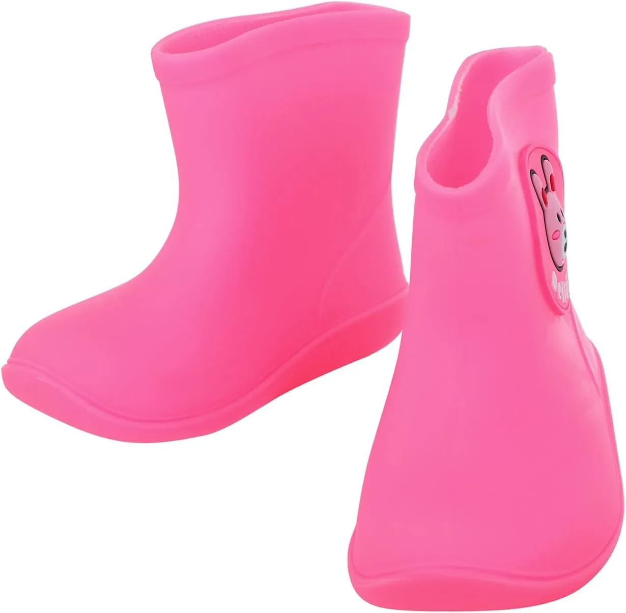 Kids Short Rain Boot for Boys Girls Children Cartoon Non-Slip Lightweight Insulated Mud Boots Water Shoes Infant Shoes