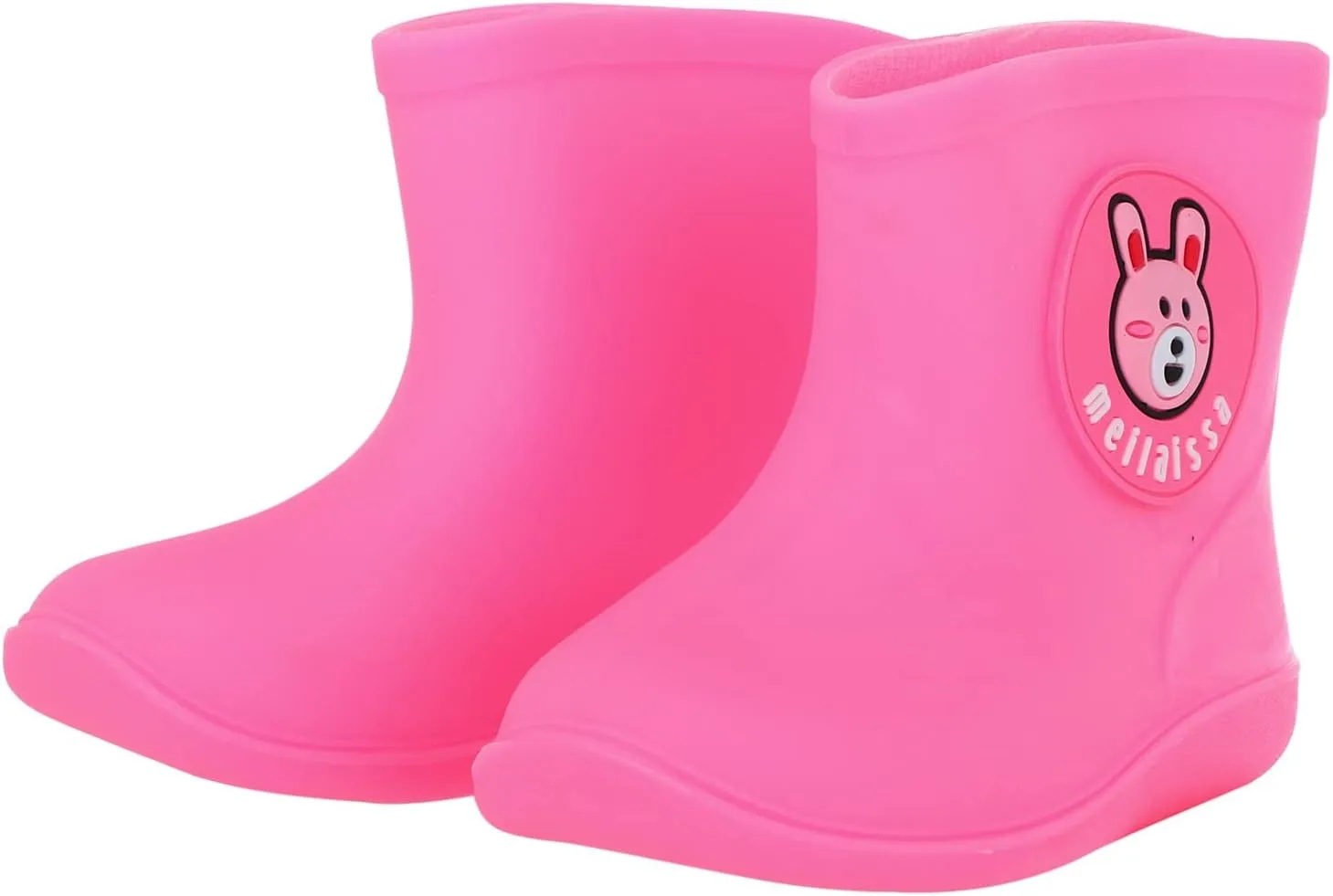 Kids Short Rain Boot for Boys Girls Children Cartoon Non-Slip Lightweight Insulated Mud Boots Water Shoes Infant Shoes