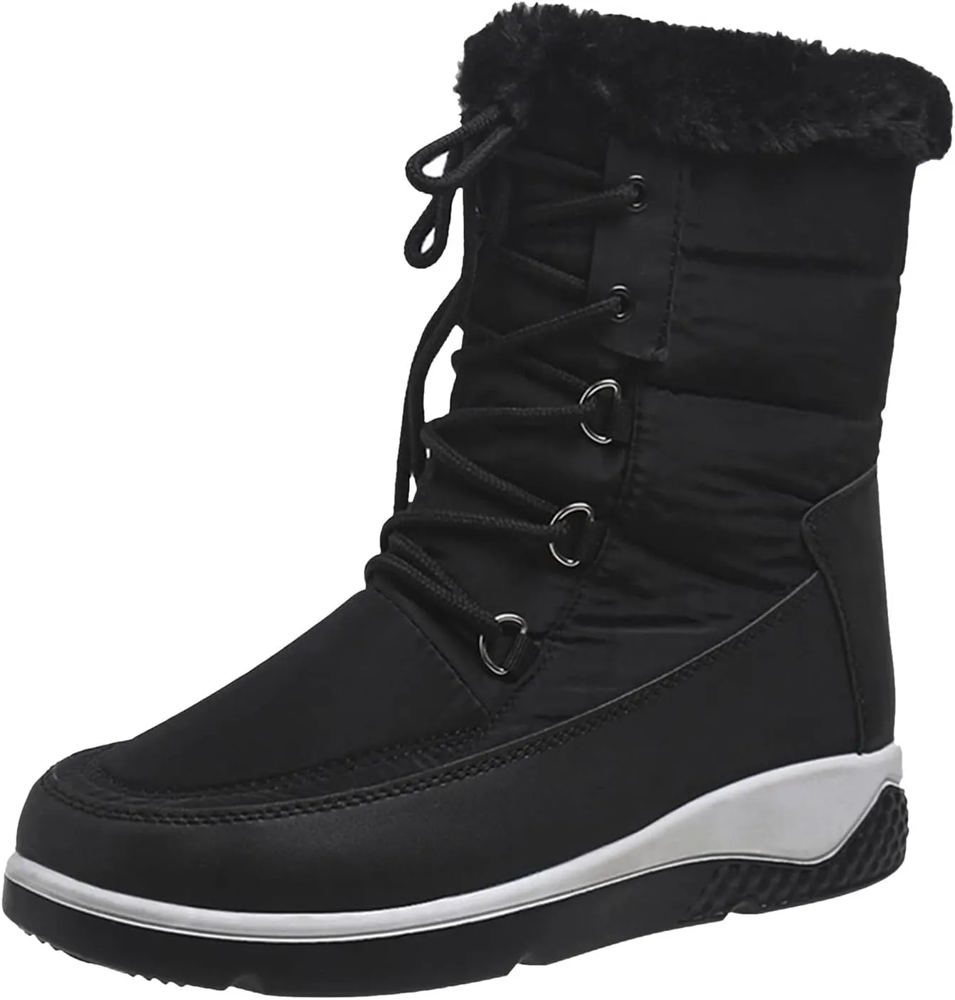 Knee High Winter Boots for Women Waterproof Snow Snow Boots Women Waterproof Cute Women's Snow Boots Ankle Womens Waterproof Insulated Boots Wide Calf Tall Winter Boots for Women Fashion