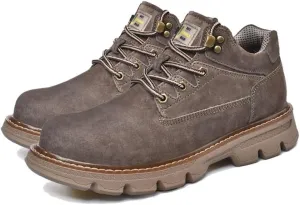 Men's Ankle Boots Hiking Shoes Outdoor Breathable Walking Sneakers Lightweight Non-Slip Trekking Training Walking Camping