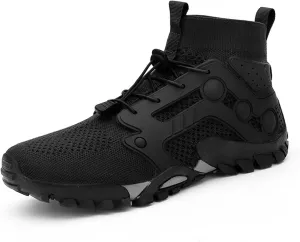 Men's Breathable Outdoor High Rise Hiking Shoes Non-Slip Adventure Ankle Trekking Boots