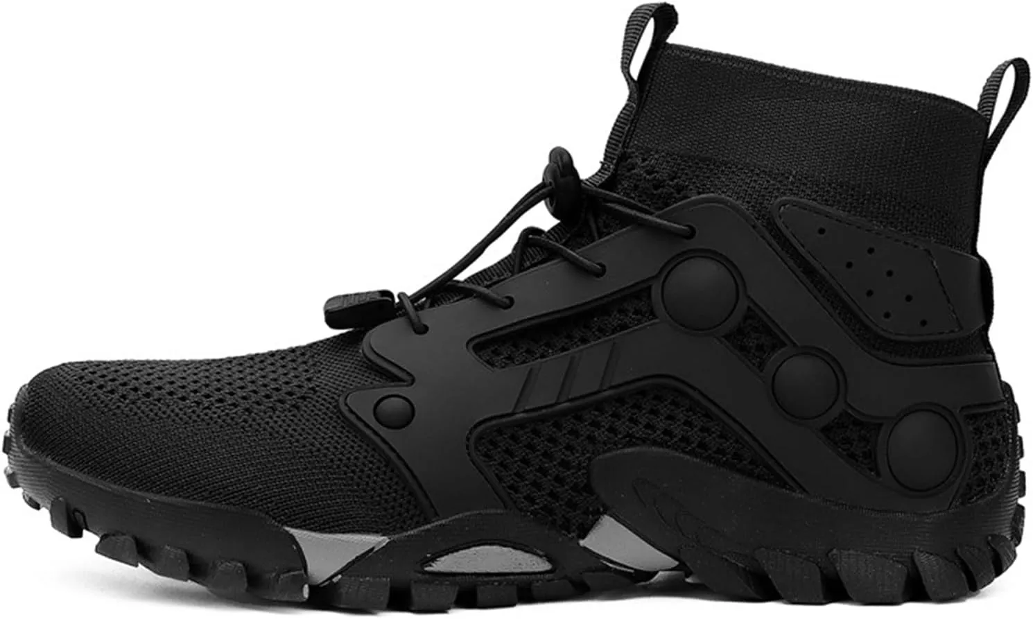 Men's Breathable Outdoor High Rise Hiking Shoes Non-Slip Adventure Ankle Trekking Boots