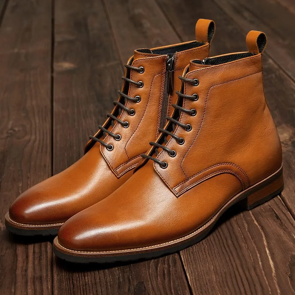 Mens Chukka Dress Boots Oxford Boots for Men