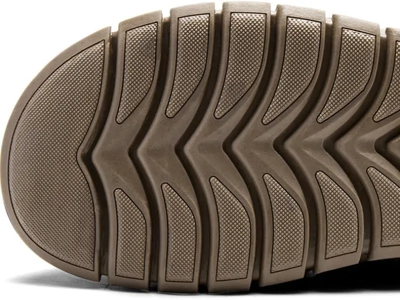 Mens Hands Free Slip in Loafers Walking Slip on Leather Shoes Casual Hiking Outdoor Comfortable Breathable Anti-Slip