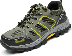 Men's Hiking Shoes, Ladies Hiking Shoes, Hunting Shoes, Breathable, Anti-Smashing, Anti-Puncture (Color : Green, Size : 11)