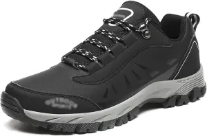 Men's Hiking Shoes, Men's Shoes, Low-Top, Leisure, Hiking, Sports, Travel, Wilderness (Color : Black, Size : 10)