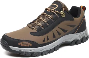 Men's Hiking Shoes, Men's Shoes, Low-Top, Leisure, Hiking, Sports, Travel, Wilderness (Color : Brown, Size : 10)