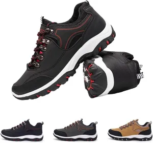 Men's Low Top Non Slip Sneakers Fashion Good Arch Support Breathable Hiking Sneakers Comfortable Breathable Hiking Shoes