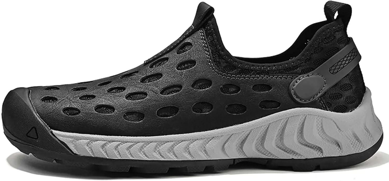 Men's Mesh Barefoot Hiking Shoes Summer Breathable Casual Walking Water Shoes Quick Dry Beach Sandals Outdoor Camping Climbing Adventure Sneakers