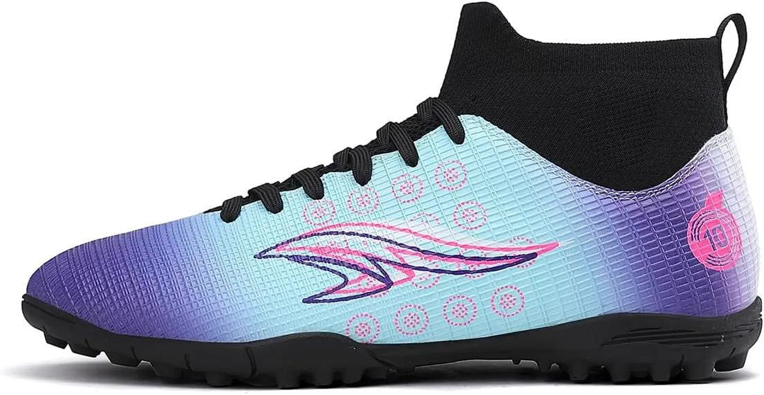 Men's Professional Lightweight and Breathable Sports Training Football Shoes, Indoor and Outdoor Sports Cleat Shoes