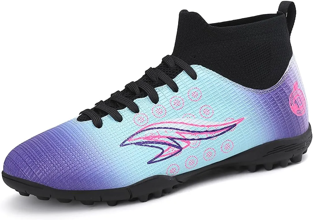 Men's Professional Lightweight and Breathable Sports Training Football Shoes, Indoor and Outdoor Sports Cleat Shoes