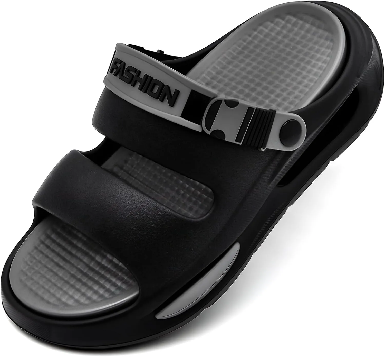 Men's Slide Sandals Indoor and Outdoor, Casual Platform Slide Sandals for Men Spring Summer, Lightweight Comfortable Cushioned Open Toe Men??s Slippers Shoes
