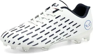 Mens Soccer Cleats Professional Firm Ground Turf Soccer Shoes Big Kids Youth Outdoor Indoor Athletic Football Boots