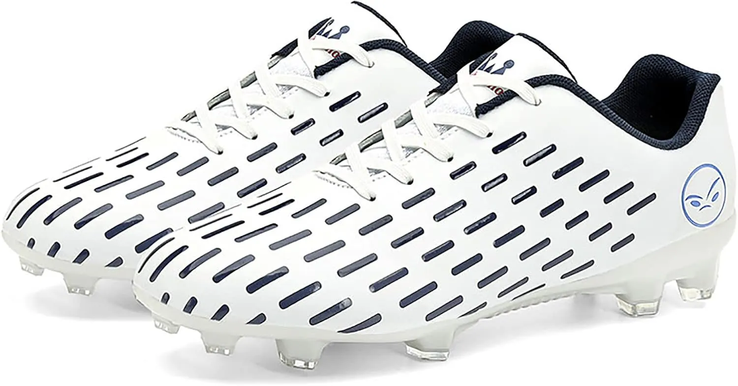 Mens Soccer Cleats Professional Firm Ground Turf Soccer Shoes Big Kids Youth Outdoor Indoor Athletic Football Boots