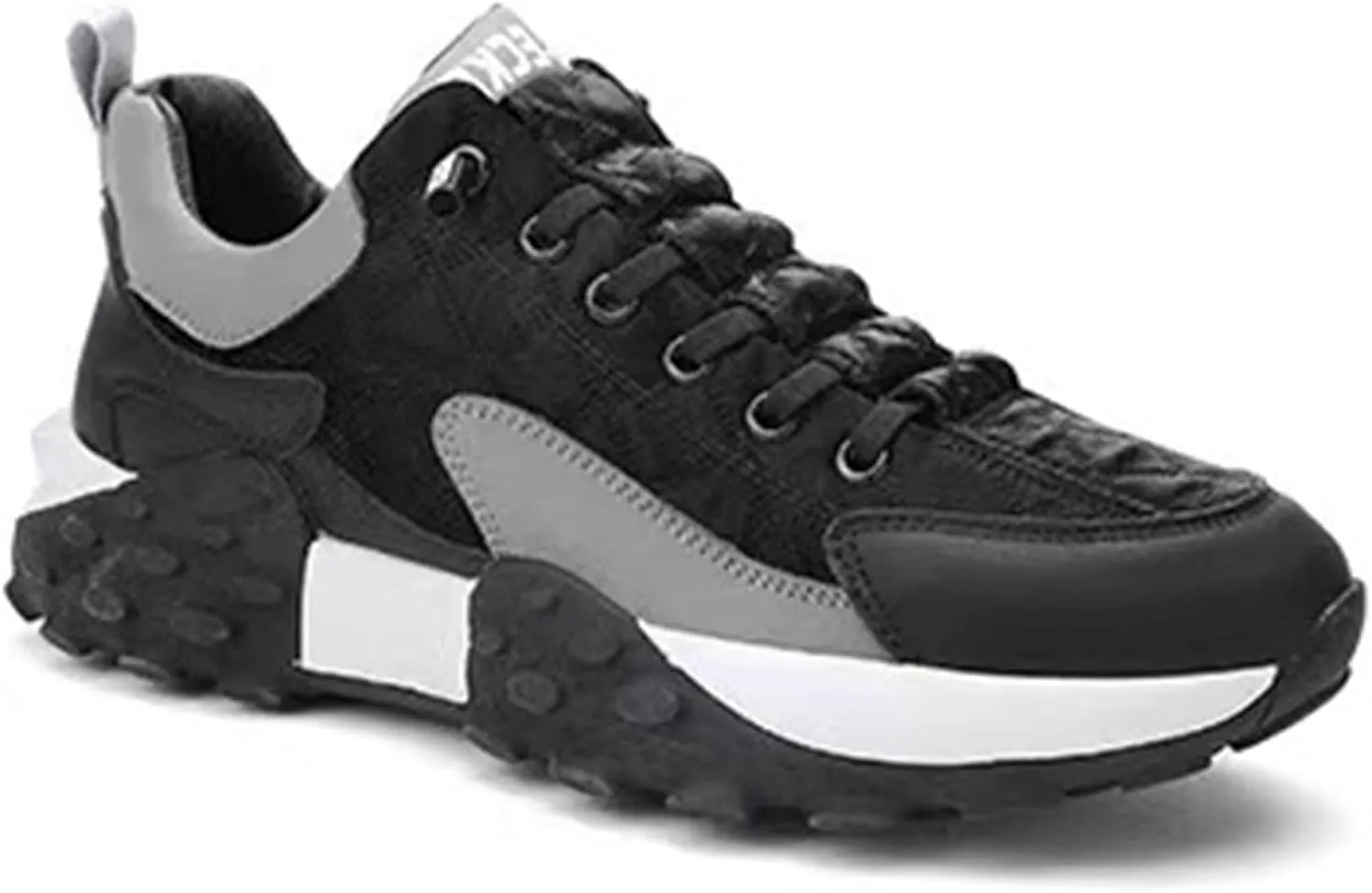 Men's Wide Foot Orthopedic Shoes, Waterproof, Non-Slip, Breathable Low-Top Hiking Shoes for Walking, Tennis, Basketball, Sports