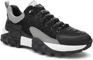 Men's Wide Foot Orthopedic Shoes, Waterproof, Non-Slip, Breathable Low-Top Hiking Shoes for Walking, Tennis, Basketball, Sports