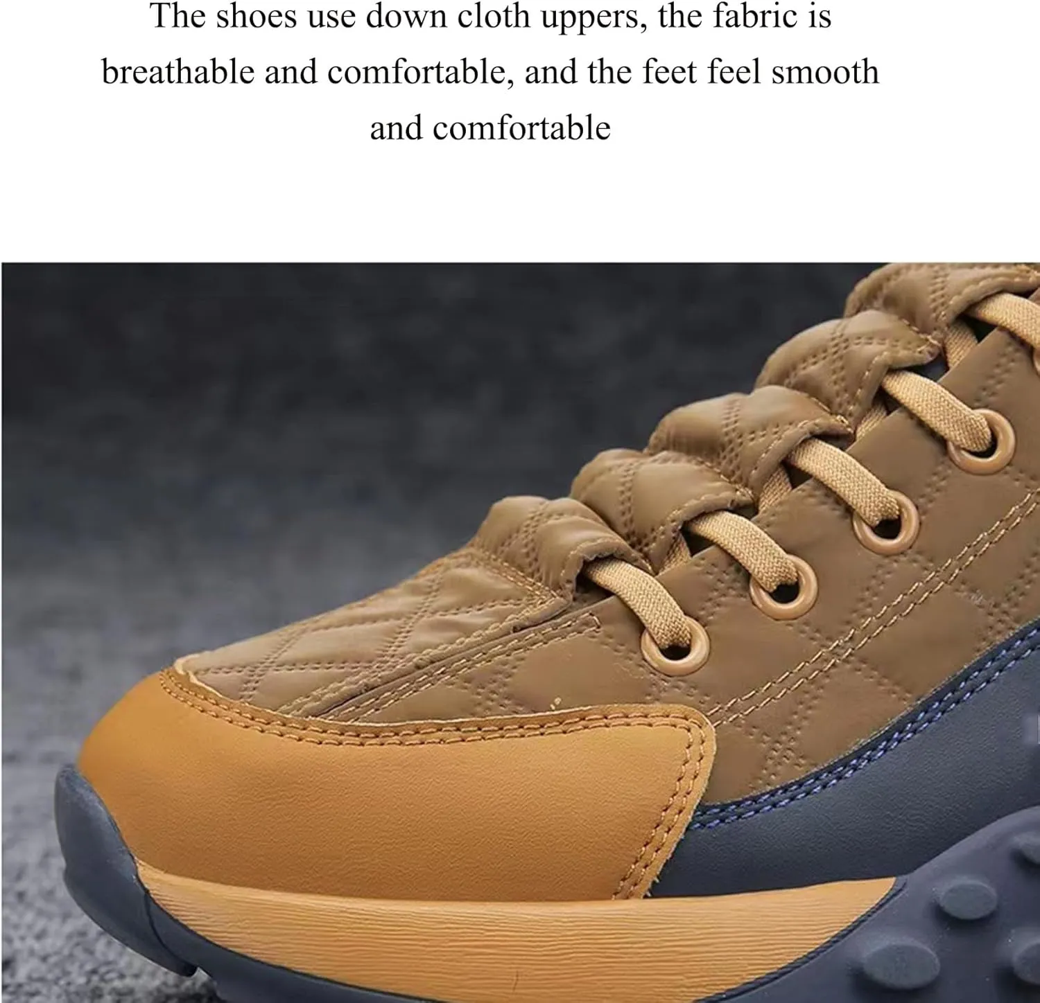 Men's Wide Foot Orthopedic Shoes, Waterproof, Non-Slip, Breathable Low-Top Hiking Shoes for Walking, Tennis, Basketball, Sports