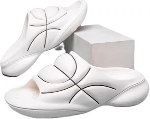 Men's women's sandals, flat slippers, open-toed beach couple slippers