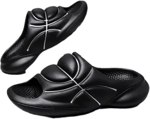 Men's women's sandals, flat slippers, open-toed beach couple slippers