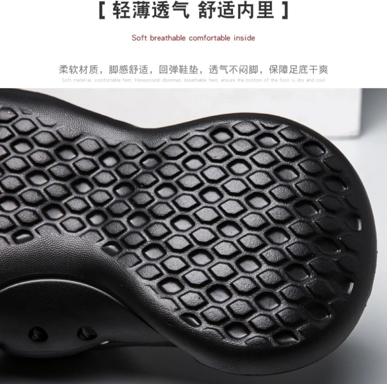 Men's women's sandals, flat slippers, open-toed beach couple slippers