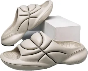 Men's women's sandals, flat slippers, open-toed beach couple slippers