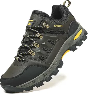 Men's Women's Waterproof Hiking Shoes Non-Slip Breathable Climbing Shoes Outdoor Sports Shoes Comfortable Lightweight Travel Camping Walking Shoes