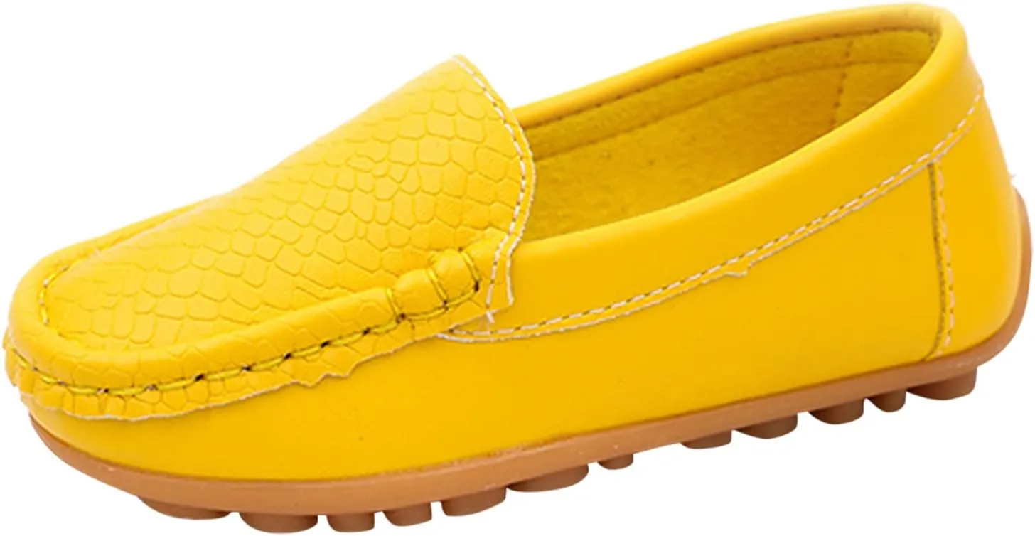 O2b2 Shoes Toddler Little Kid Boys Girls Soft Slip On Loafers Dress Flat Shoes Boat Shoes Size 2 Tennis Shoes