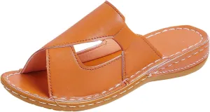 Orthopedic Sandals for Women Arch Support Platform Slides Summer Orthotic Platform Wedge Slip on Walking Sandal Casual Open Toe Wide Walking Shoes