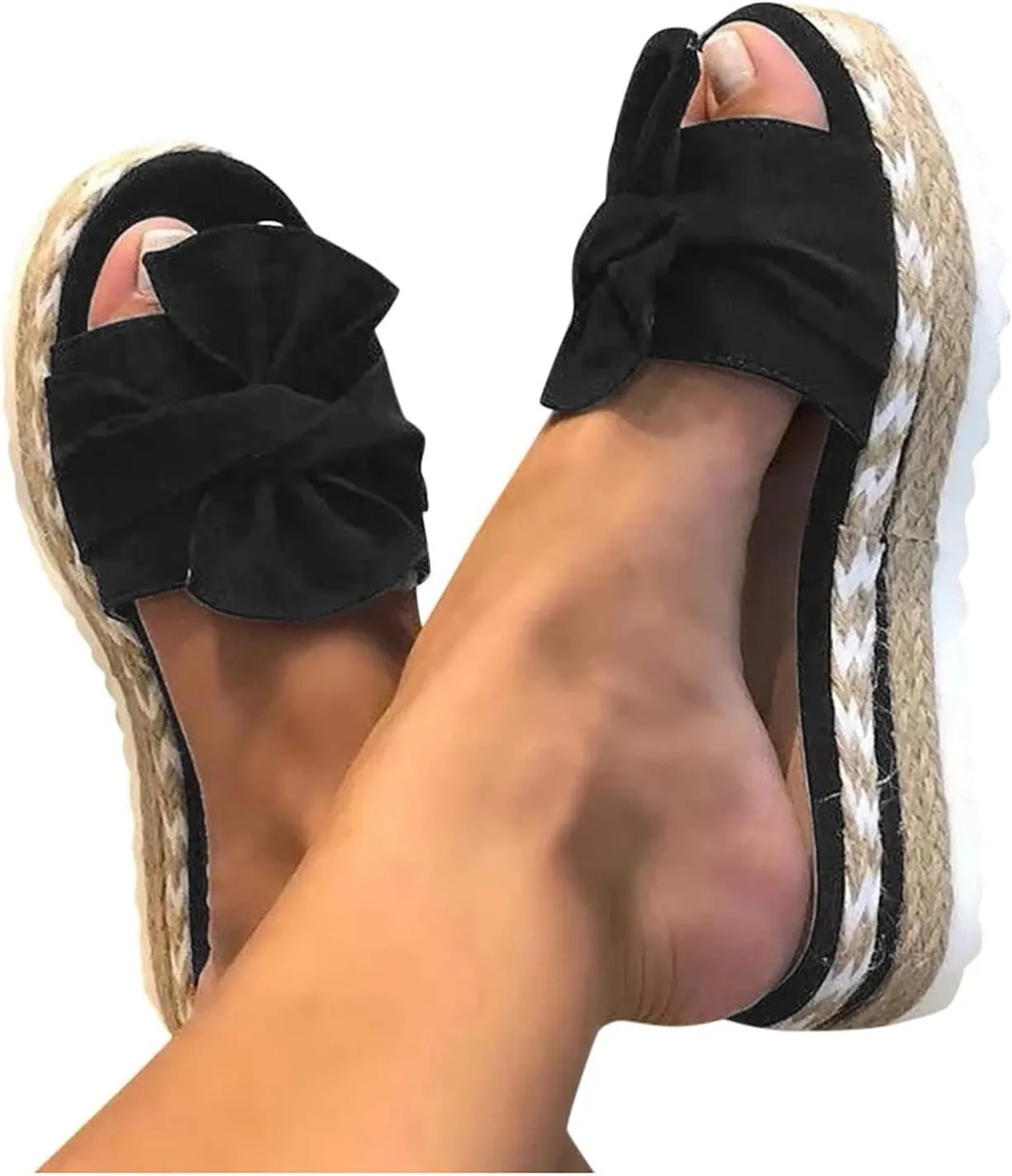 Platform Sandals for Women Open Toe Ankle Strap Platform Sandals Casual Low Wedges Sandals Beach Sandals Dress Shoes