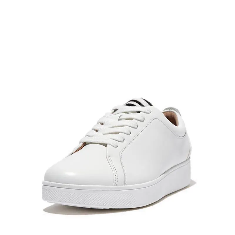 RALLY ZEBRA-BACK LEATHER SNEAKERS/Zebra