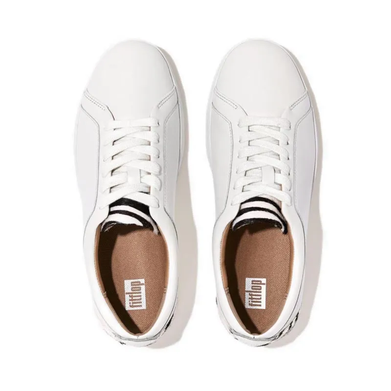 RALLY ZEBRA-BACK LEATHER SNEAKERS/Zebra