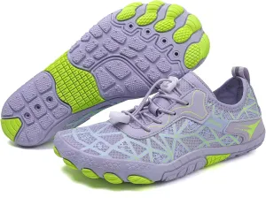 Ruiatoo Athletic Hiking Water Shoes for Women Quick-Dry Non Slip Barefoot Aqua Shoes for Beach, Pool, Surf, Hiking