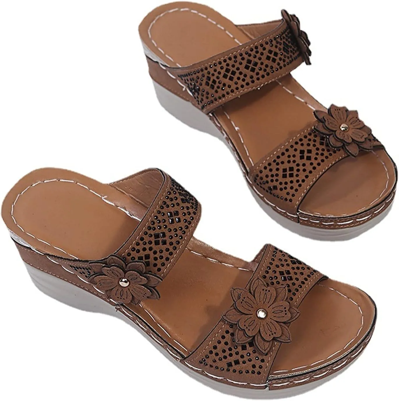 Sandals Wedge for Women Orthopedic Sandals for Women Soft Summer Shoes for Womens 2025 Women's Sandal Dressy