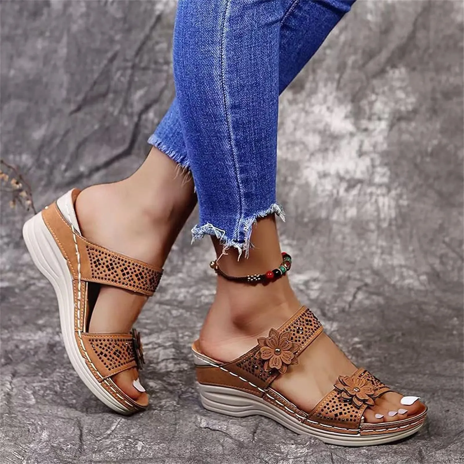 Sandals Wedge for Women Orthopedic Sandals for Women Soft Summer Shoes for Womens 2025 Women's Sandal Dressy