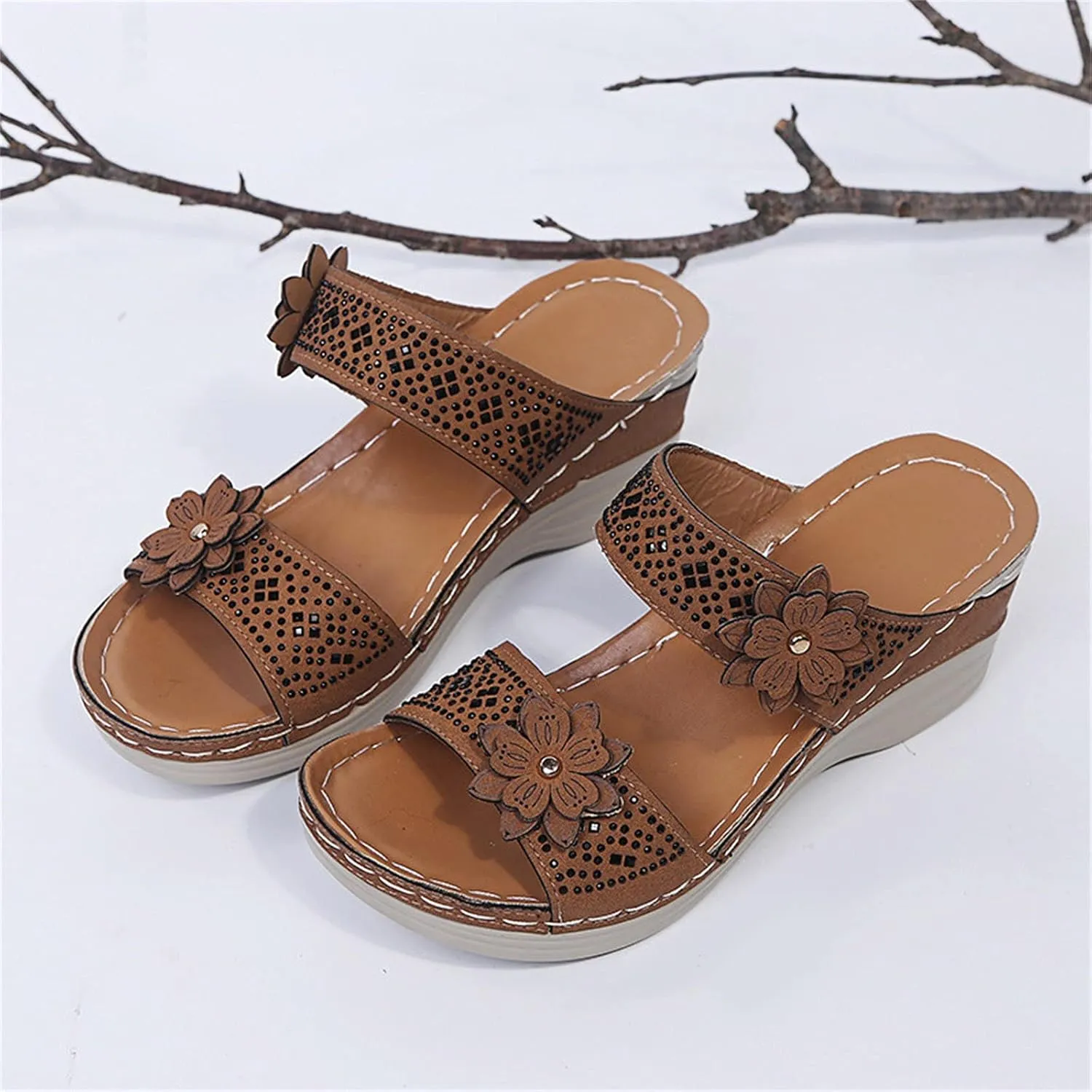 Sandals Wedge for Women Orthopedic Sandals for Women Soft Summer Shoes for Womens 2025 Women's Sandal Dressy