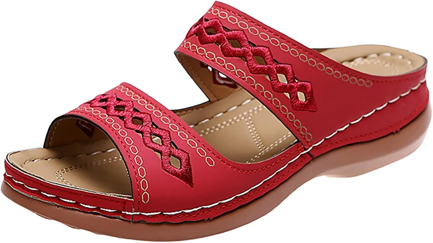 Sandals Women Dressy Wedge Sandals Comfortable Womens Orthopedic Sandal Dressy Summer Flip Flops Fashion Walking Wedges