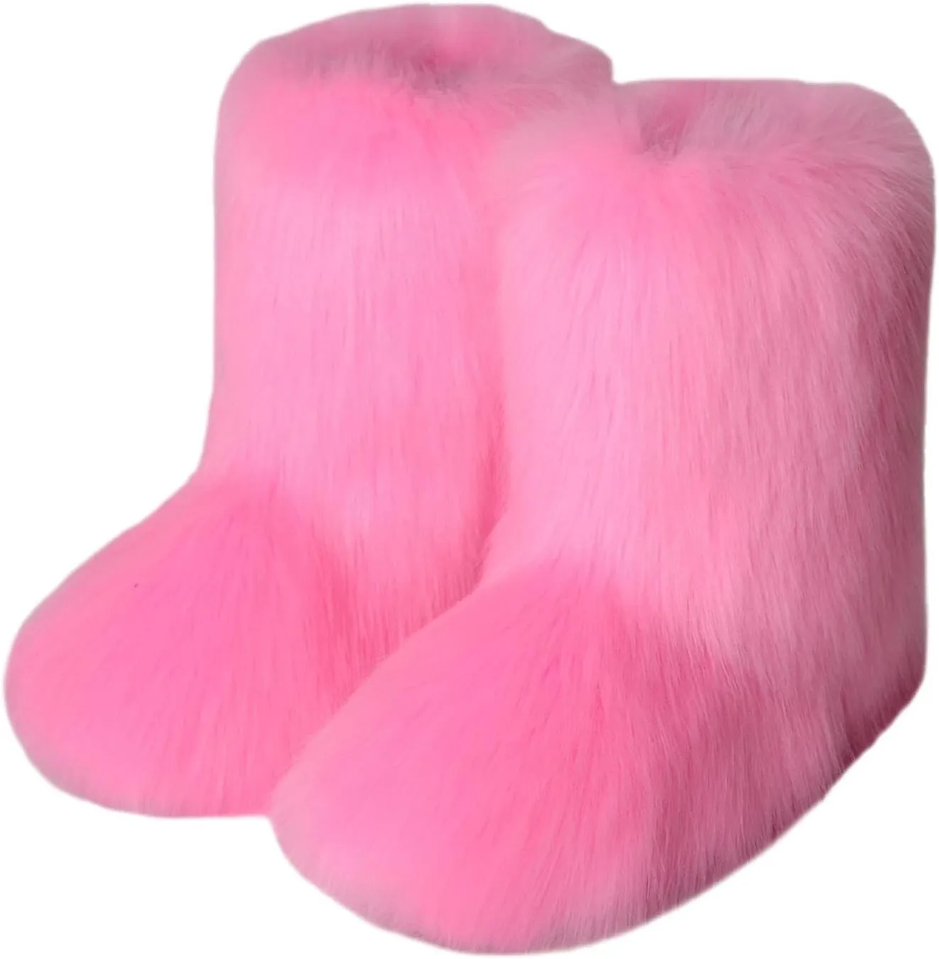 SBGMoSJ Waterproof Winter Boots Women Size 9 Womens Winter Boots Waterproof Insulated Slip on Winter Boots for Women 8.5 Waterproof Zapatos De Nieve Para Mujeres Botas De Invierno Para Mujer Blancas