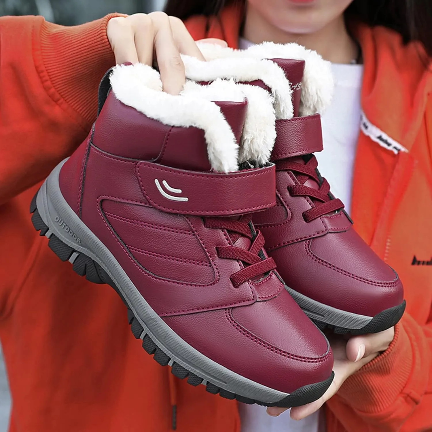 SBGMoSJ Winter Boots for Women 2023 Trendy Dress Waterproof Womens Winter Boots Size 12 Womens Winter Boots Size 10 Wide Width Size 11 Snowboarding Boots Botas De Invierno Para Mujer Contra El Agua