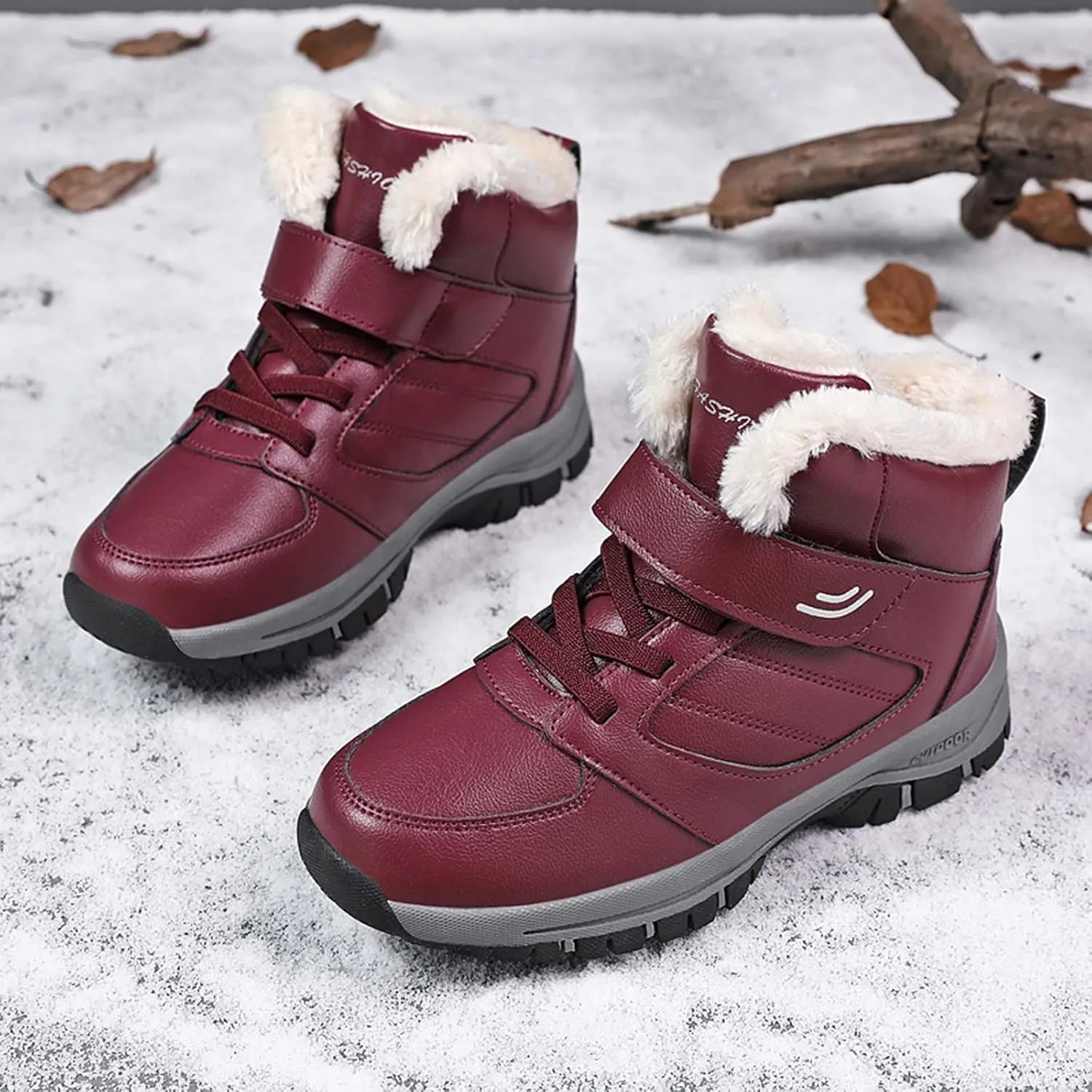 SBGMoSJ Winter Boots for Women 2023 Trendy Dress Waterproof Womens Winter Boots Size 12 Womens Winter Boots Size 10 Wide Width Size 11 Snowboarding Boots Botas De Invierno Para Mujer Contra El Agua