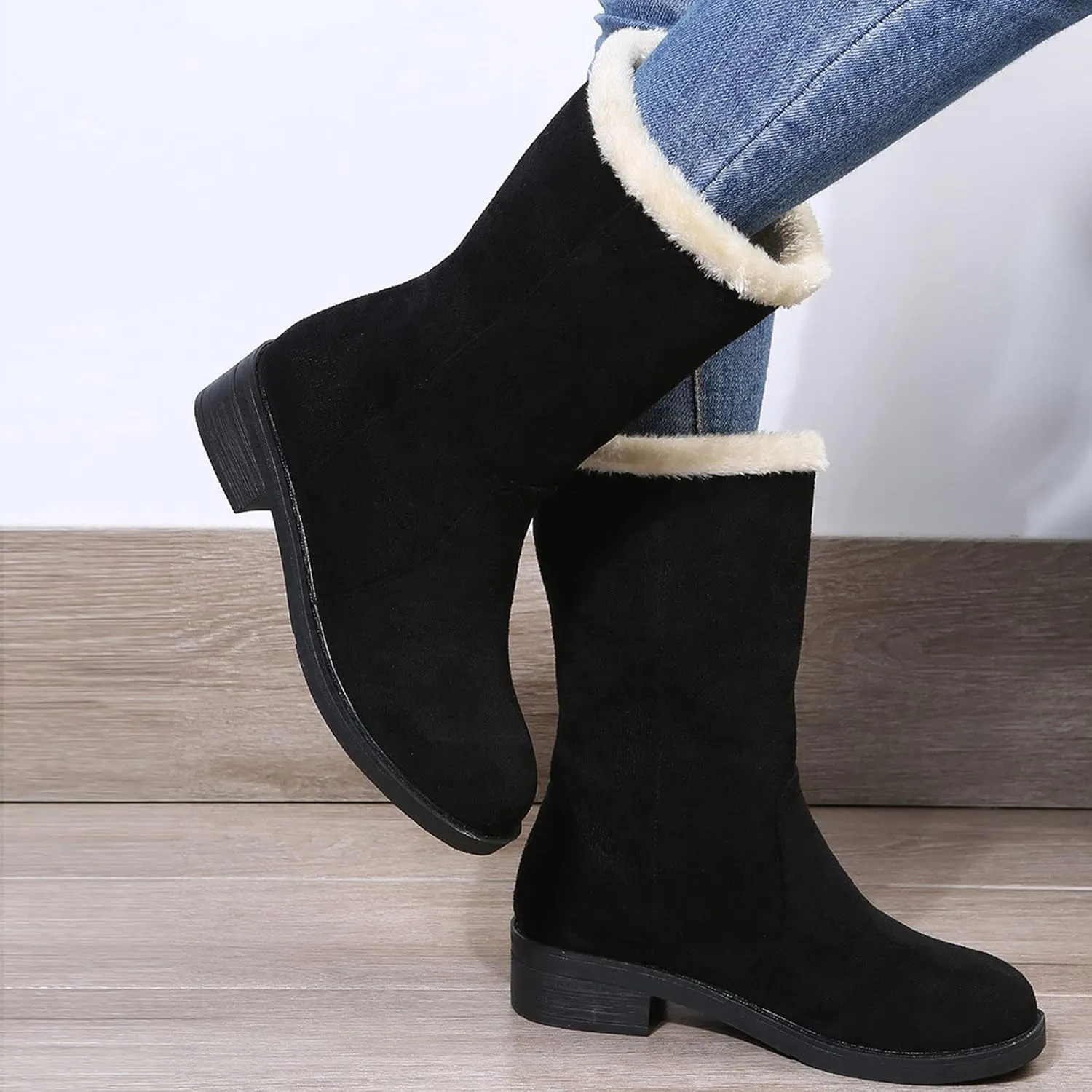 SBGMoSJ Winter Boots for Women 2023 Trendy Dress Waterproof Womens Winter Boots Size 12 Womens Winter Boots Size 10 Wide Width Size 11 Snowboarding Boots Botas De Invierno Para Mujer Contra El Agua